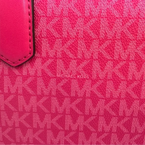 Michael Kors Dragonfruit Hamilton Small Signature Logo Satchel - Picture 5 of 13